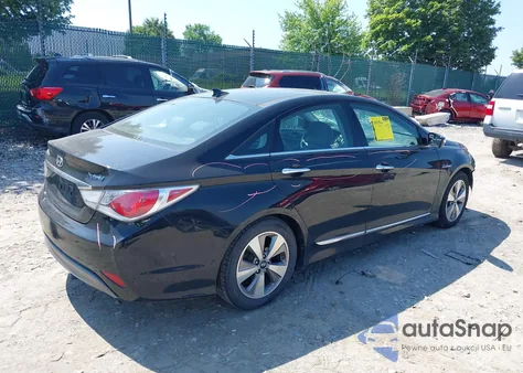 2012 Hyundai Sonata Hybrid из США, поврежденный, VIN KMHEC4A4XCA037329